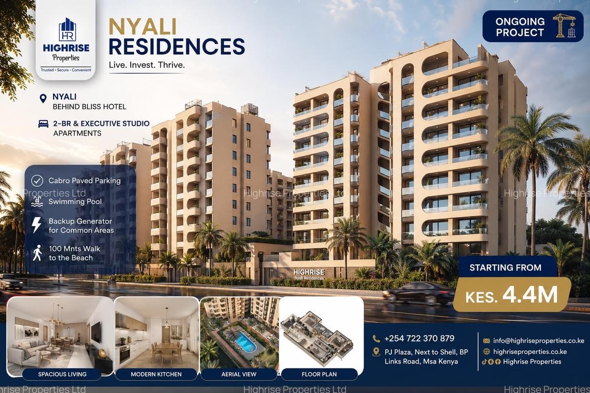 Studio Apartment with En Suite in Nyali Area - 1