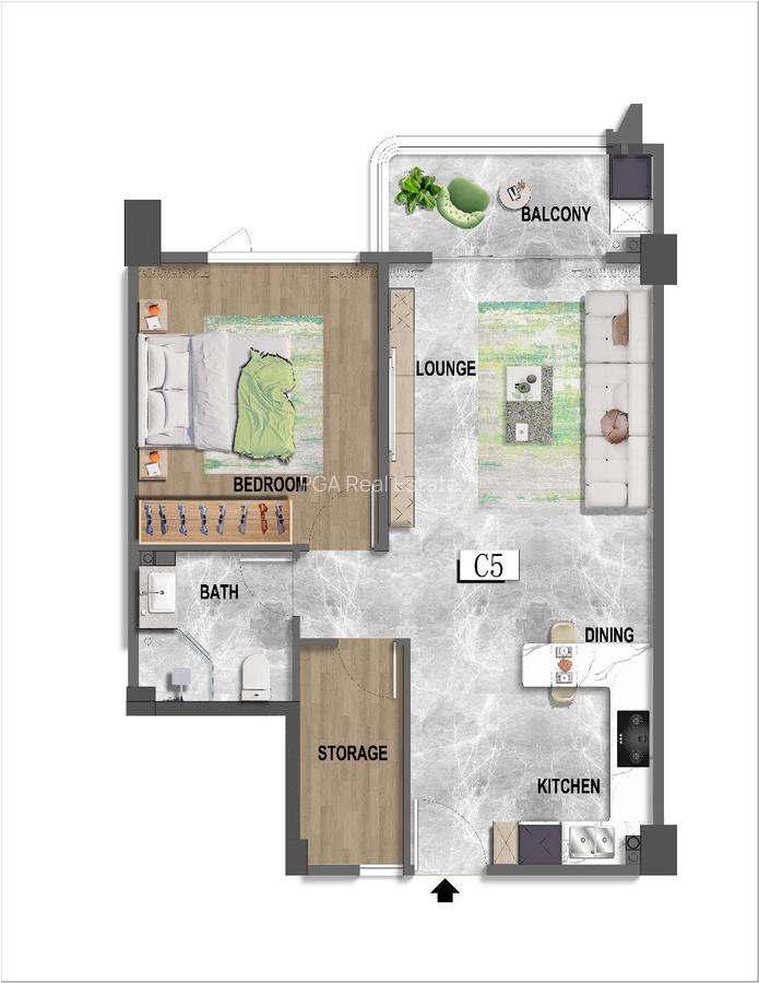 1 Bed Apartment at Riverside Drive - 13