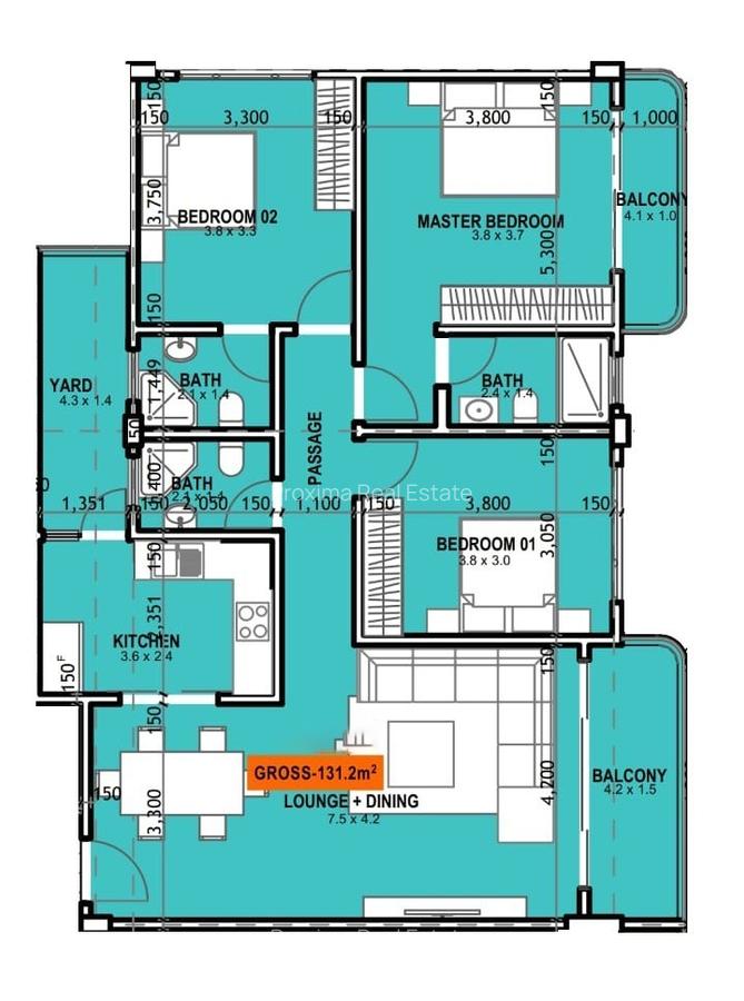 3 Bed Apartment with En Suite at Wood Avenue - 3
