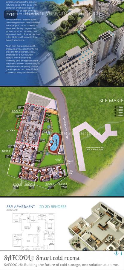 Serviced 3 Bed Apartment with En Suite at Nyali Mombasa - 2