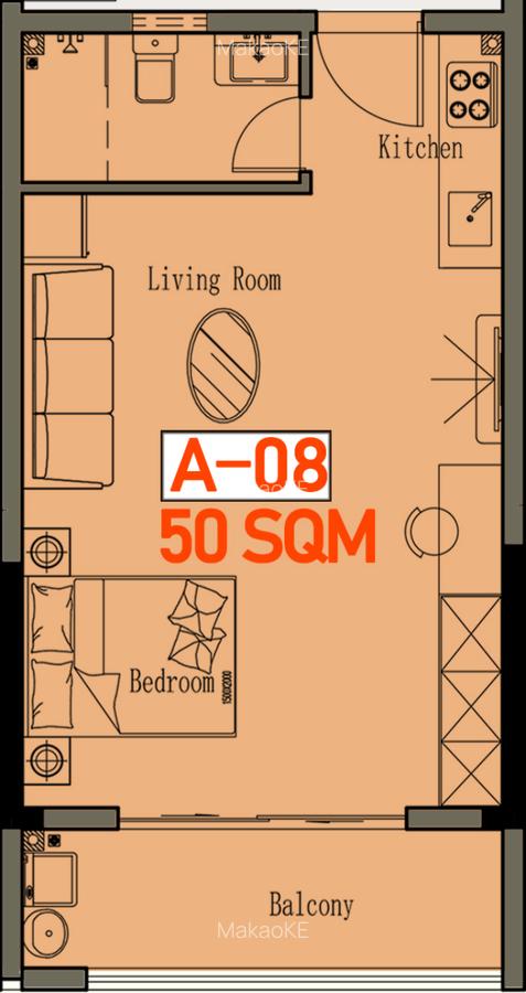 Studio Apartment with Swimming Pool in Kileleshwa - 3