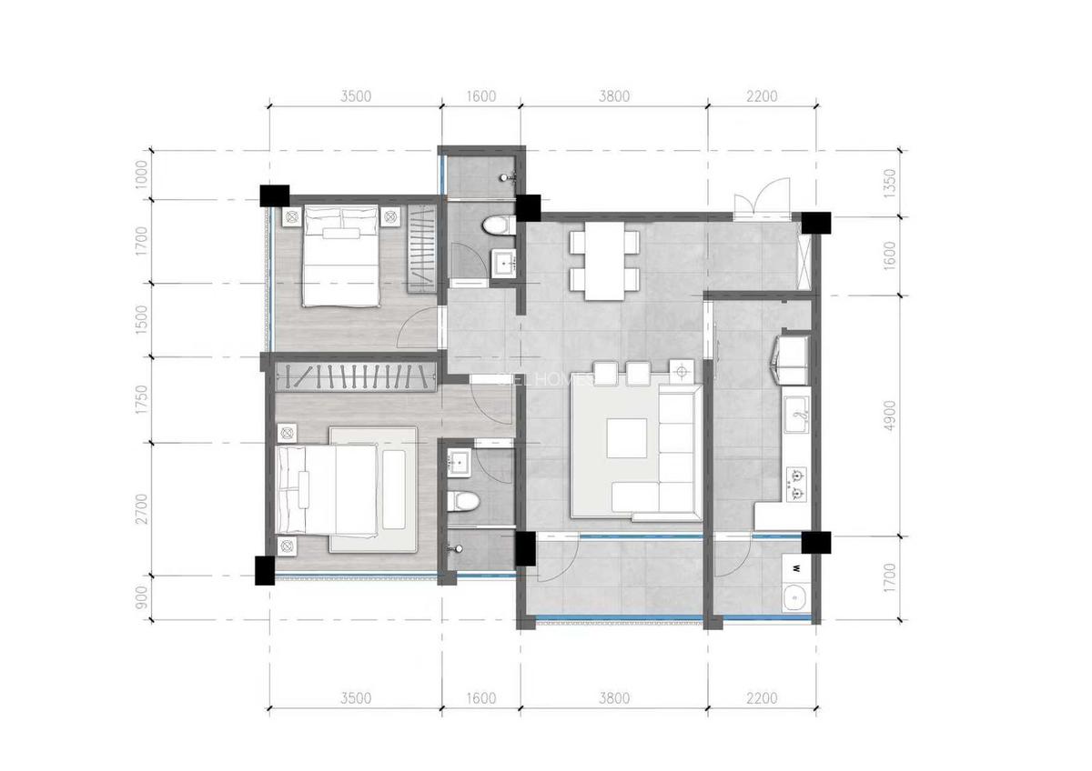 2 Bed Apartment with Swimming Pool at Northern Bypass - 2