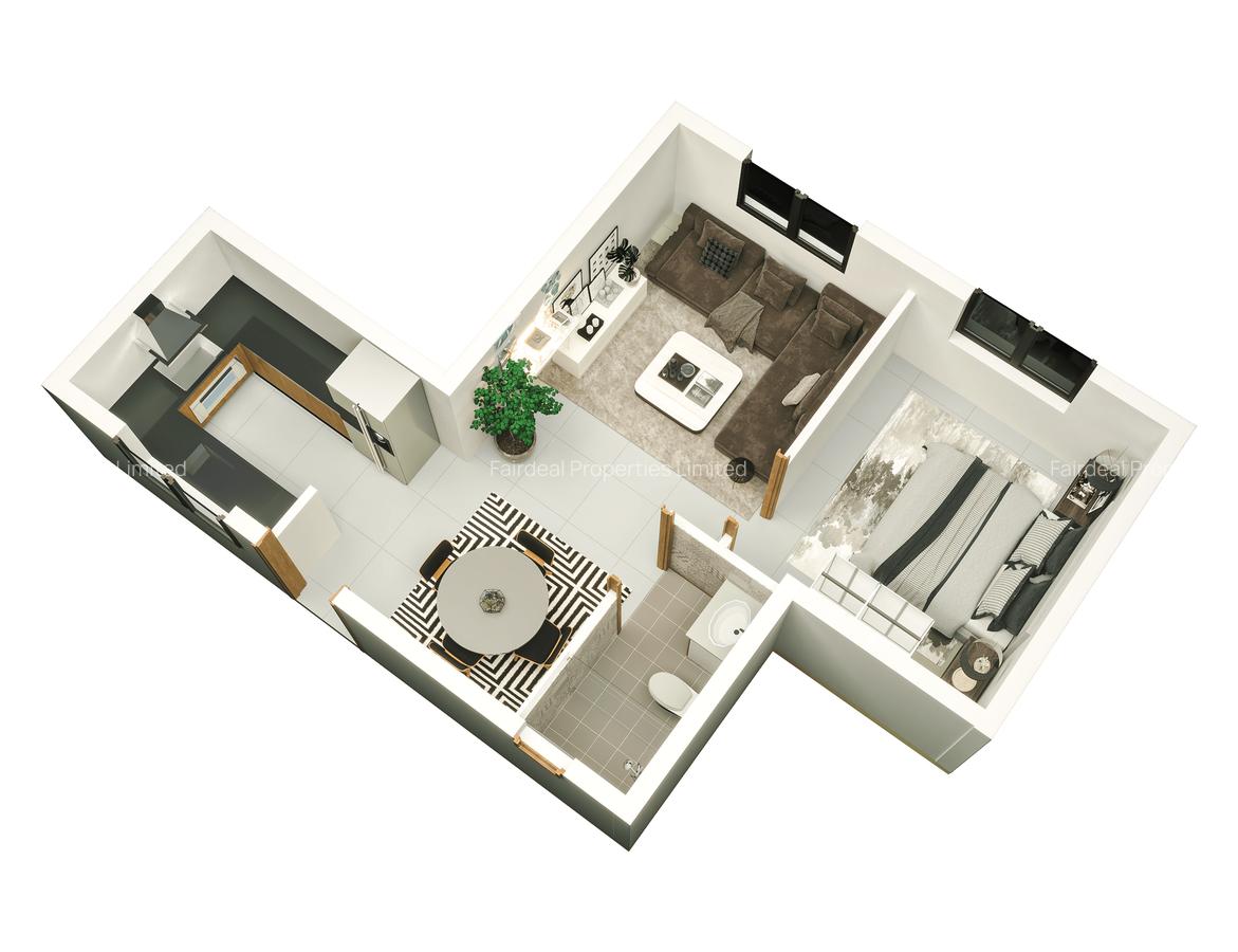 1 Bed Apartment with Swimming Pool in Bamburi - 3