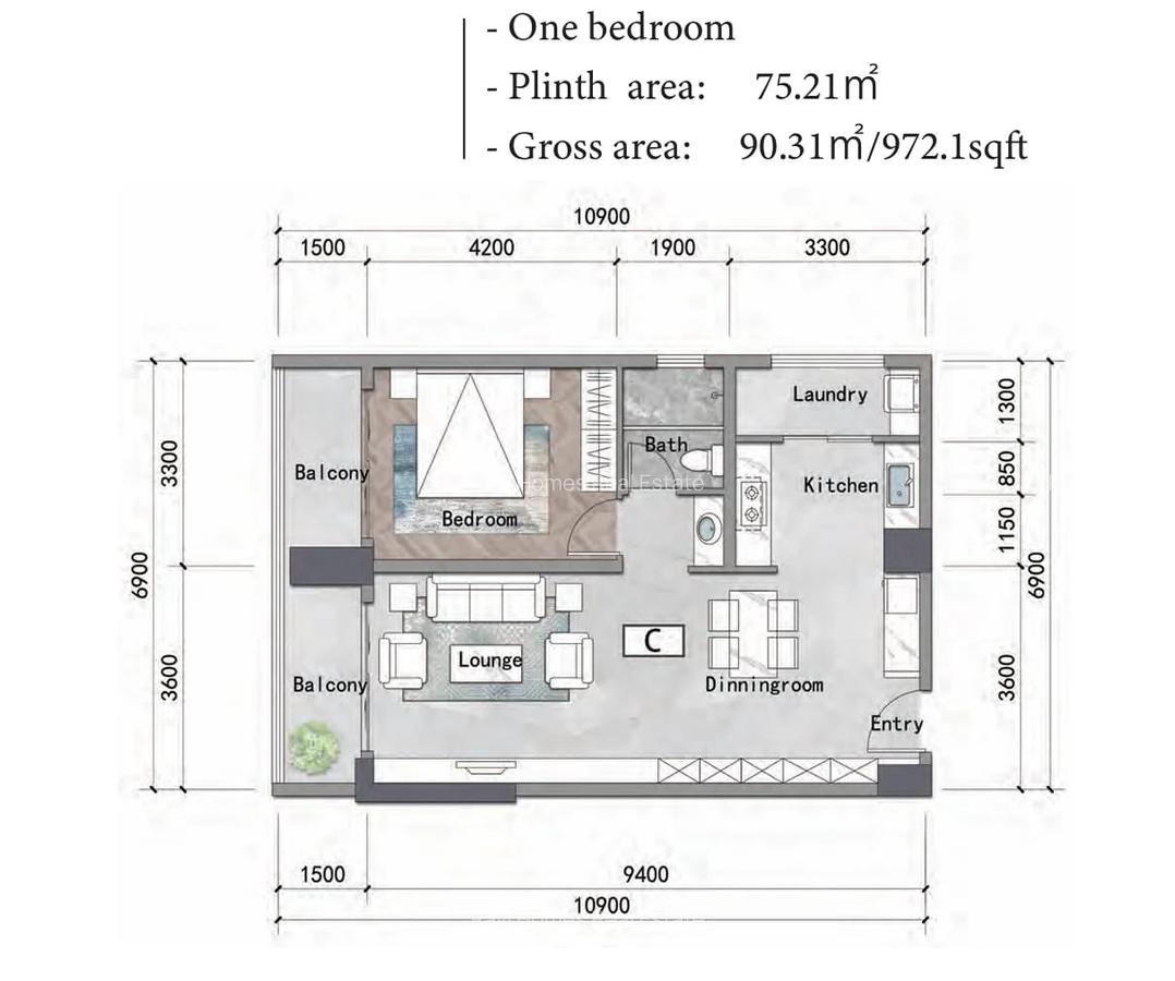 2 Bed Apartment with En Suite in Westlands Area - 5