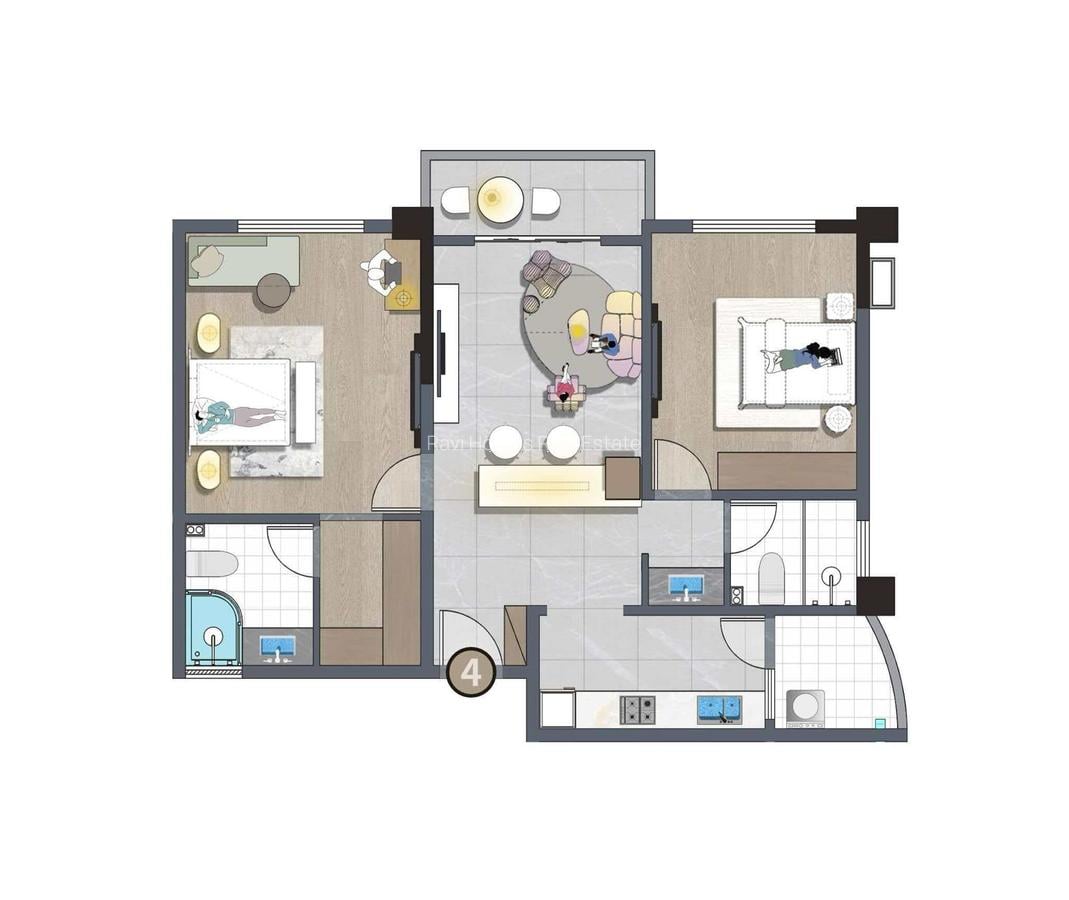 2 Bed Apartment with En Suite in Kilimani - 15
