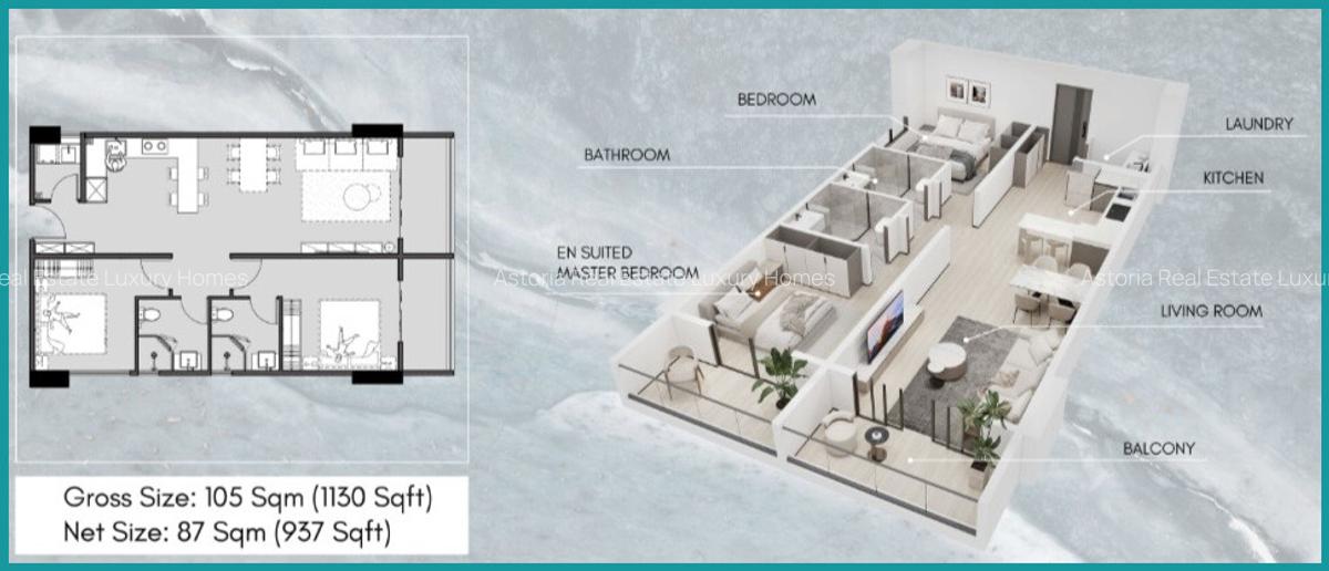 1 Bed Apartment with En Suite at 2026-127 - 12