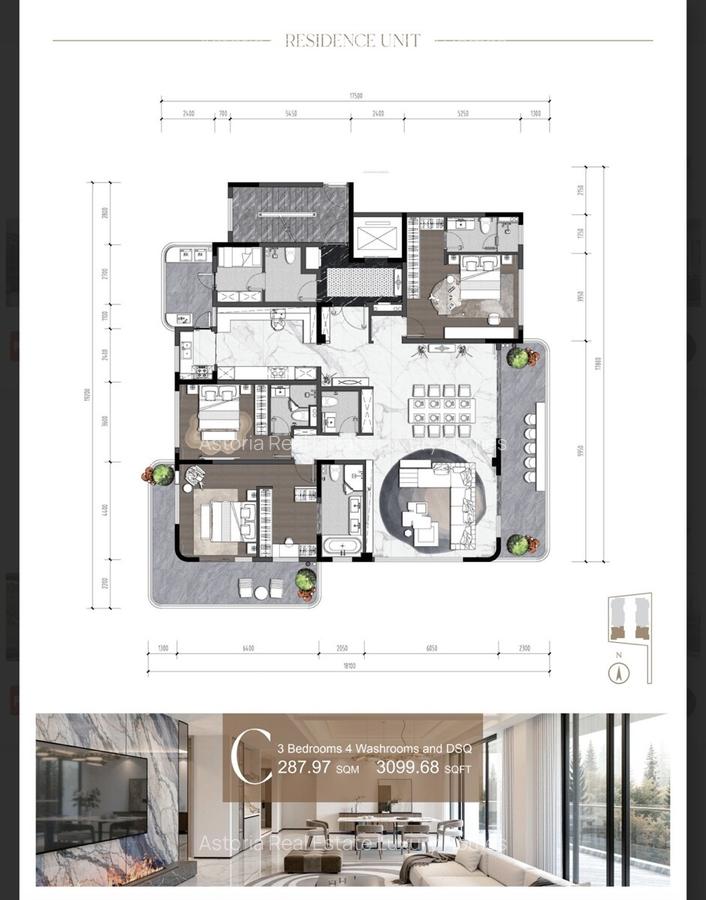 3 Bed Apartment with En Suite at 2026-393 3 Bed - 7