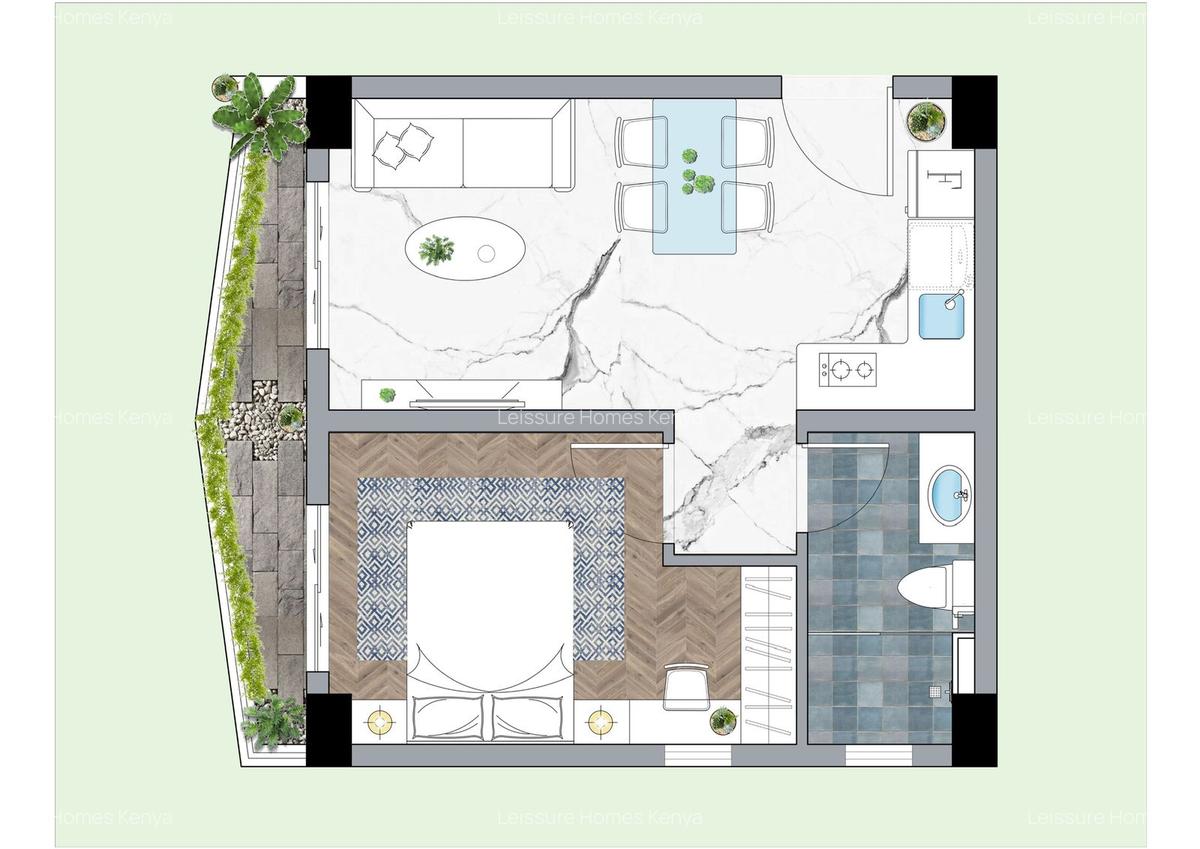 Studio Apartment with Swimming Pool at Lower Kabete Road - 14