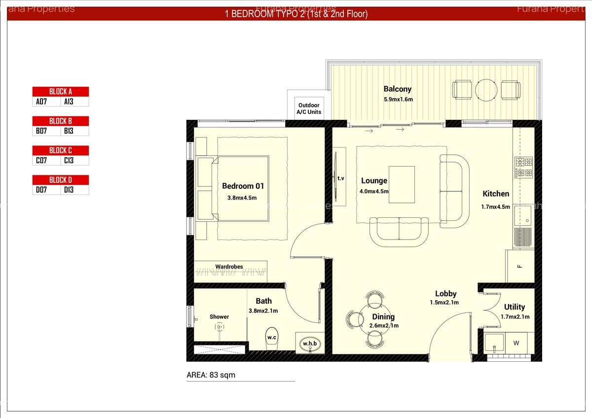 Serviced 1 Bed Apartment with Swimming Pool in Diani - 9