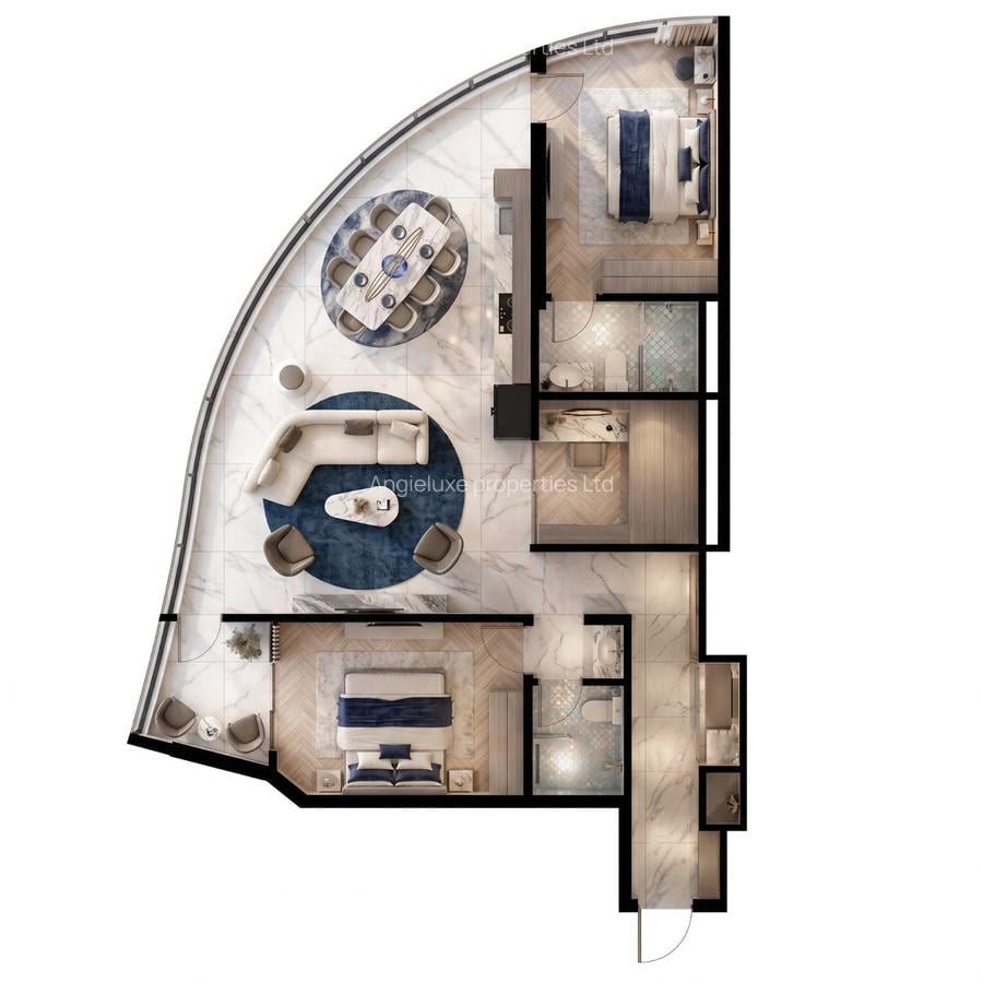 2 Bed Apartment with En Suite at Riverside Drive - 9