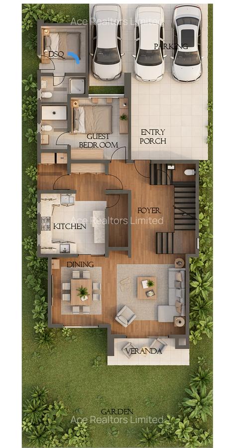4 Bed Townhouse with En Suite at Mombasa Road - 10
