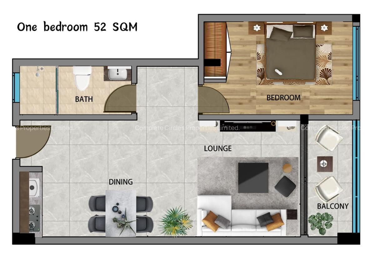 1 Bed Apartment with Swimming Pool at Mombasa Road - 4