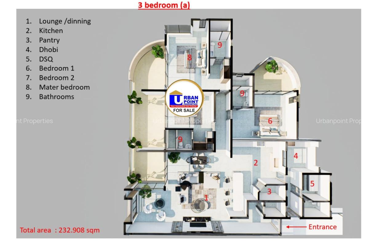 3 Bed Apartment with En Suite in Nyali Area - 7