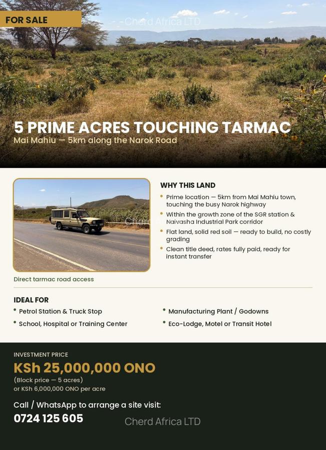 5 ac Land at Narok Road - 2