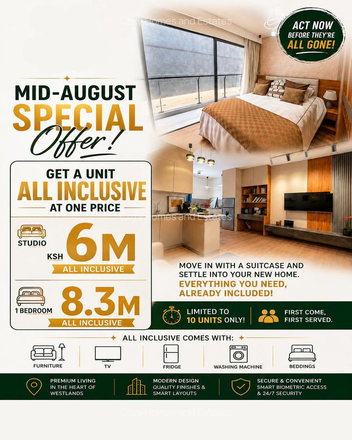 Furnished 1 Bed Apartment with En Suite at Gtc - 1