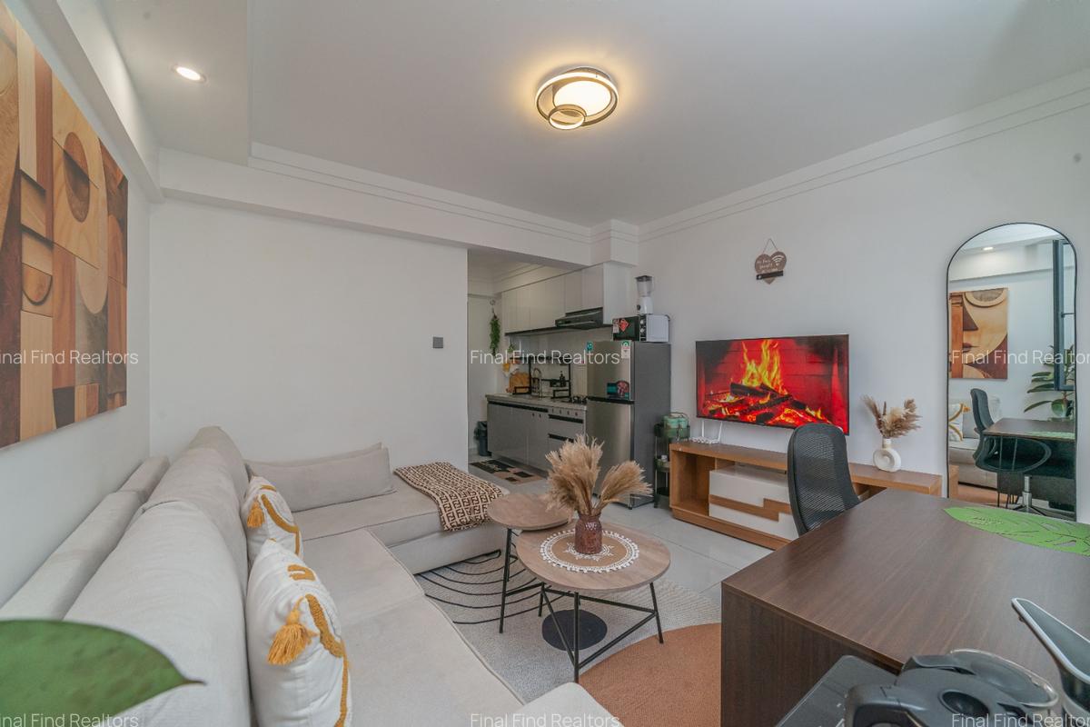 Furnished 1 Bed Apartment with Backup Generator in Westlands Area - 11