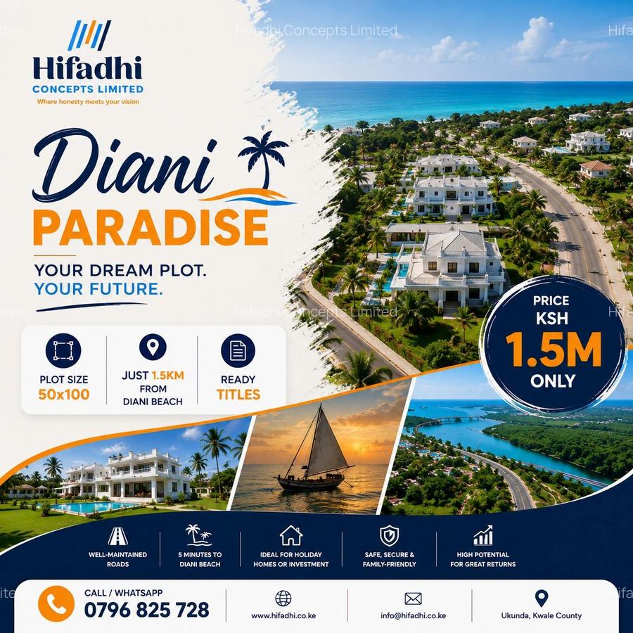 Land in Diani - 2