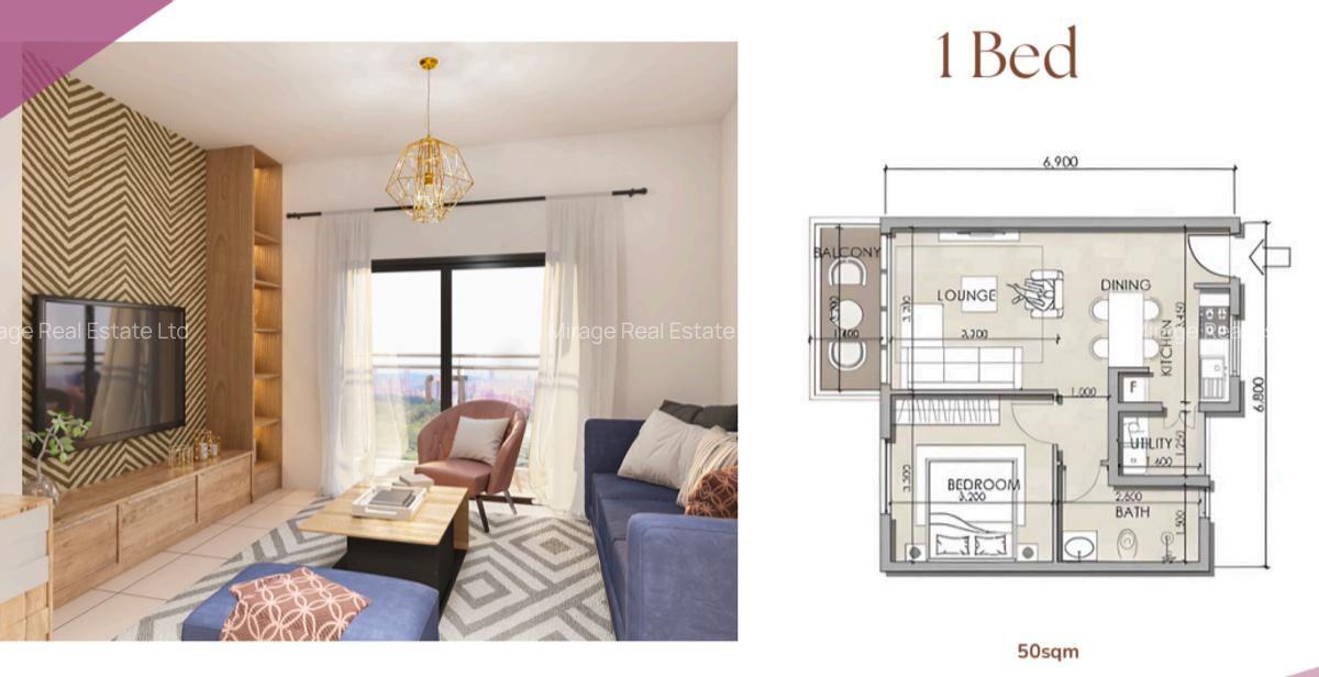 1 Bed Apartment with Swimming Pool in Garden Estate - 14