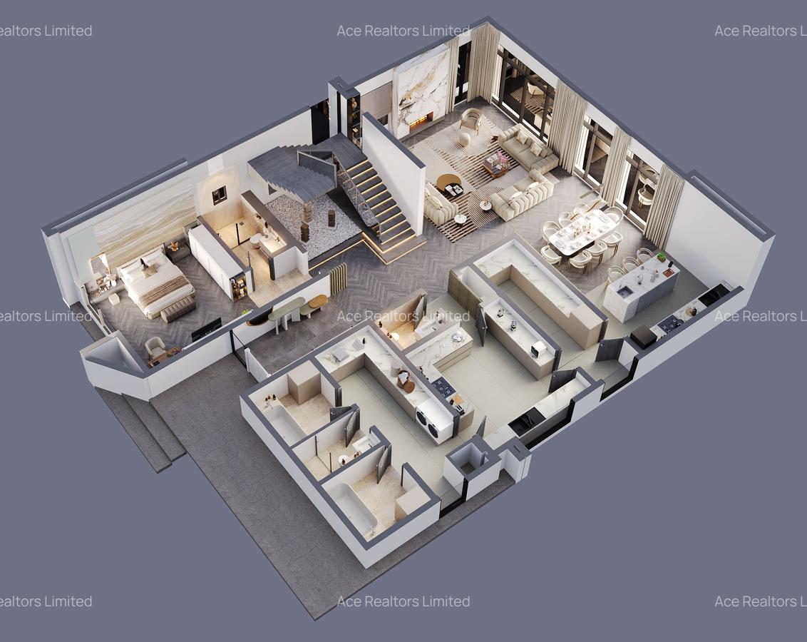 5 Bed Townhouse with En Suite at Peponi Raod - 10