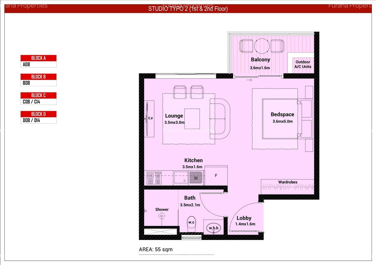 Serviced 1 Bed Apartment with Swimming Pool in Diani - 5