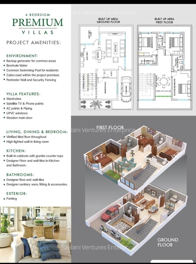 4 Bed Villa with En Suite at Bamburi - 2