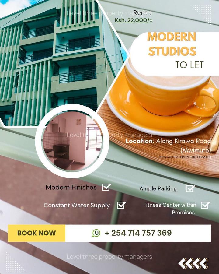 Studio Apartment with Gym at Kirawa Road - 5