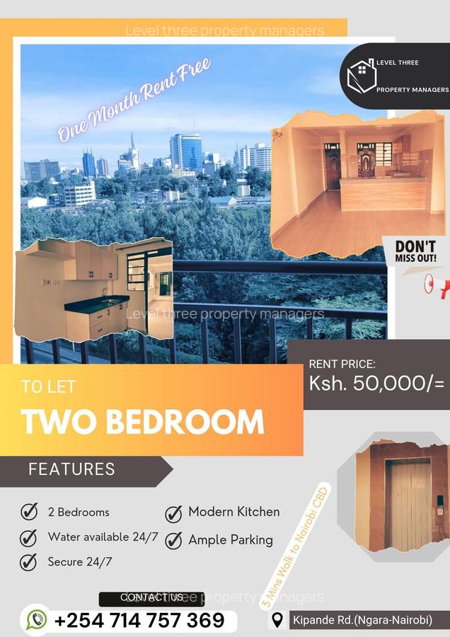 2 Bed Apartment with En Suite at Kipande Road - 1