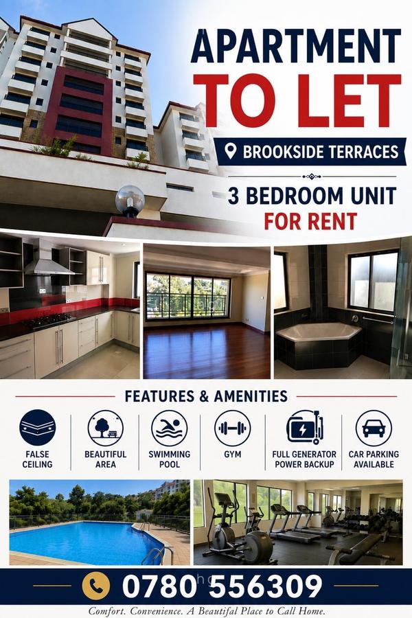 3 Bed Apartment with En Suite at Brookside - 1