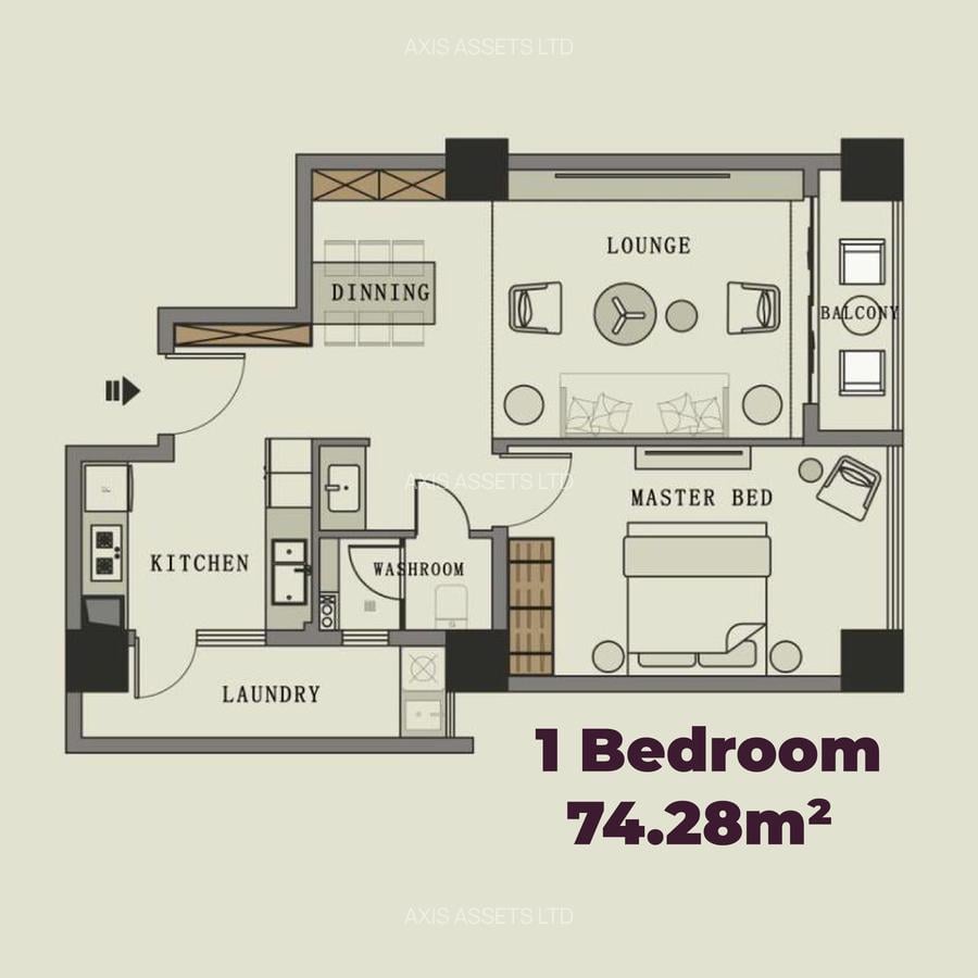 2 Bed Apartment with En Suite in Westlands Area - 9
