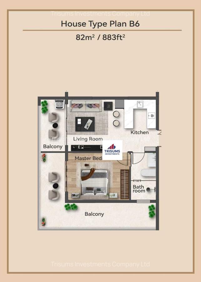1 Bed Apartment with En Suite in Kileleshwa - 5