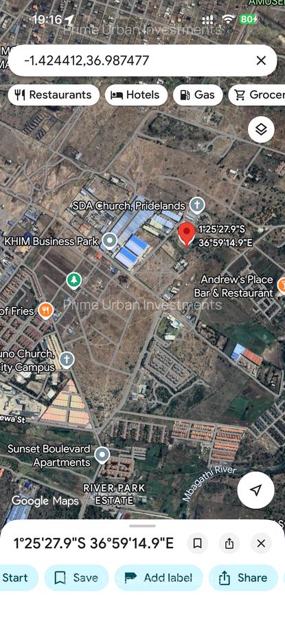 4,046.86 m² Land at Machakos County. - 1