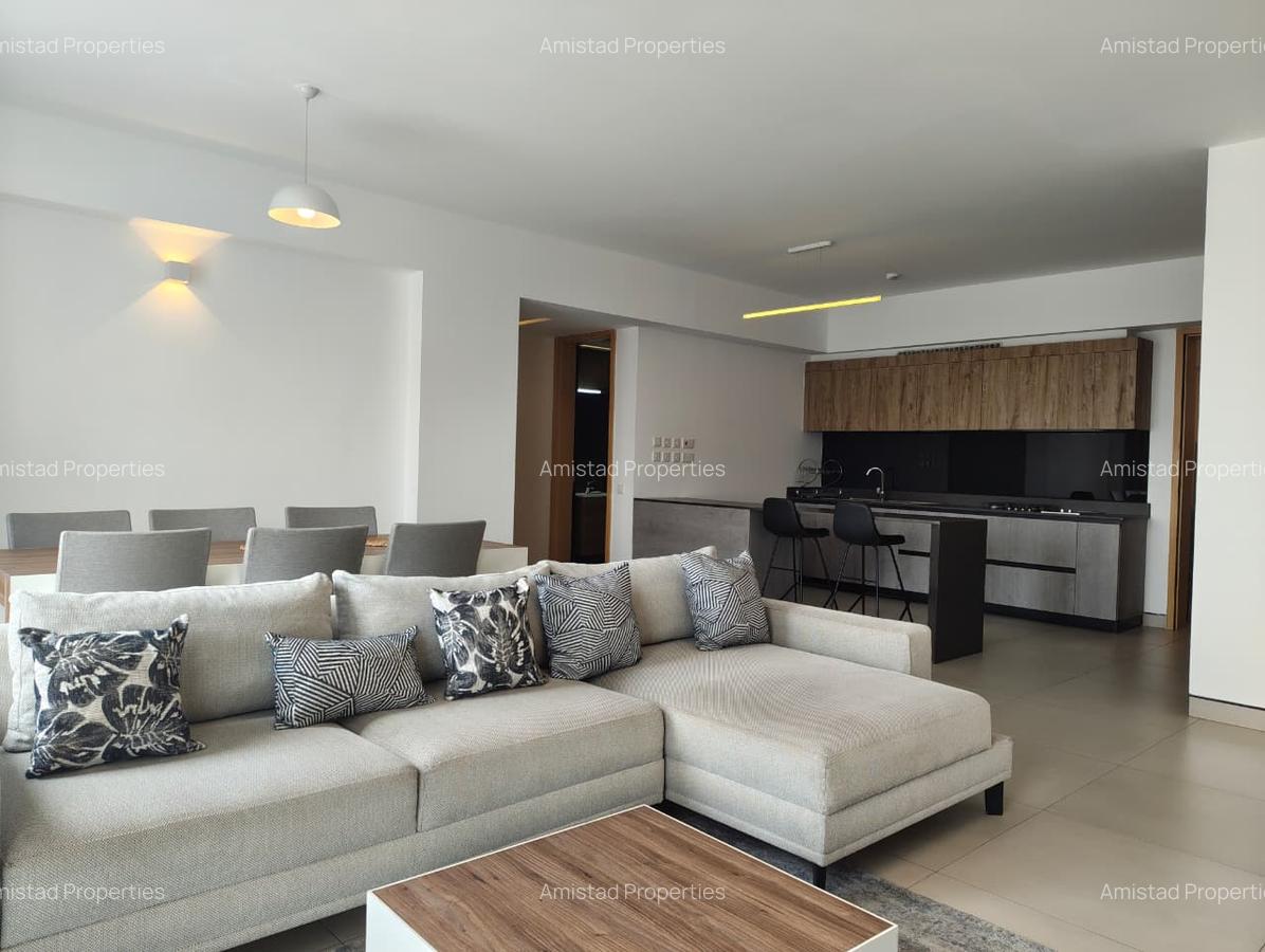Furnished 3 Bed Apartment with En Suite in Kilimani - 8