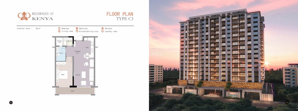 1 Bed Apartment with Swimming Pool at Tinderet Avenue - 6