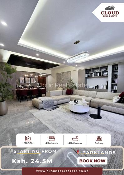 4 Bed Apartment with Swimming Pool in Kileleshwa