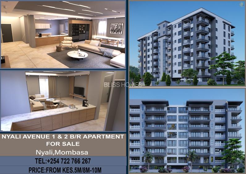 1 Bed Apartment with Swimming Pool at Nyali Road