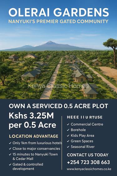 0.5 ac Land at Nanyuki