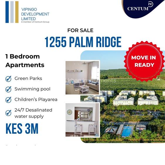 Serviced 1 Bed Apartment with En Suite in Vipingo