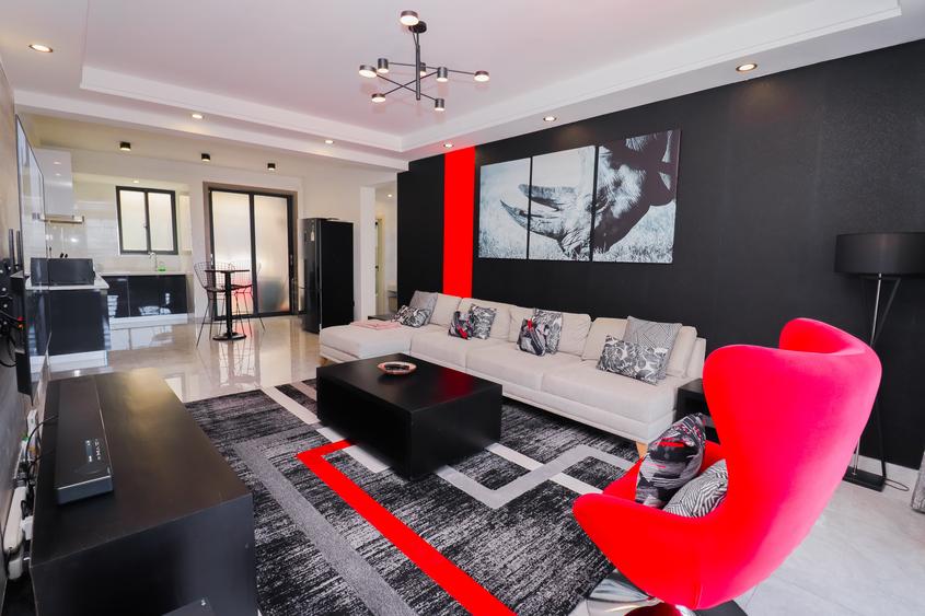 furnished 2 bed apartment with en suite in kilimani