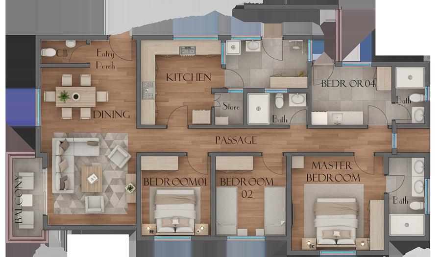 4 Bed Townhouse with En Suite at Mombasa Road - Mehr