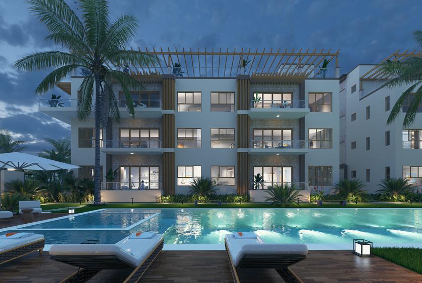 Serviced 2 Bed Apartment with En Suite in Diani