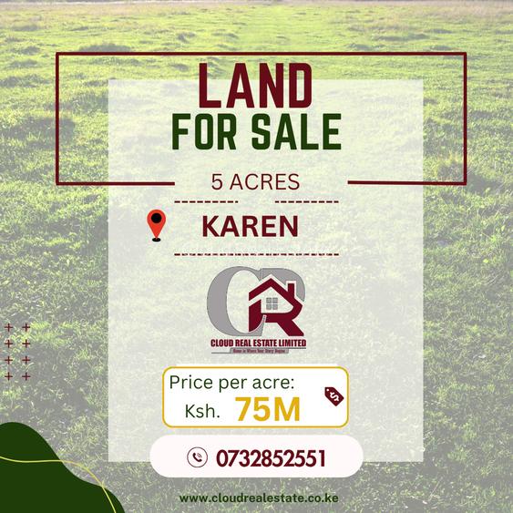 15 ac Land in Karen