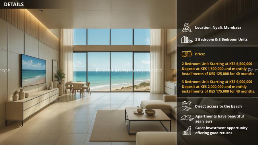 Serviced 2 Bed Apartment with En Suite in Nyali Area