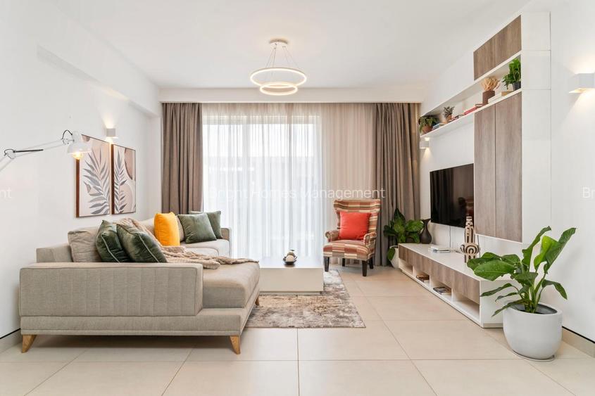 Furnished 2 Bed Apartment with En Suite in Kilimani