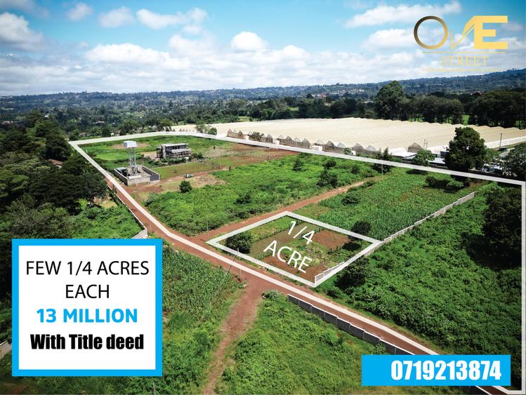 Residential Land at Kiambu County Residential Land at Kiambu County