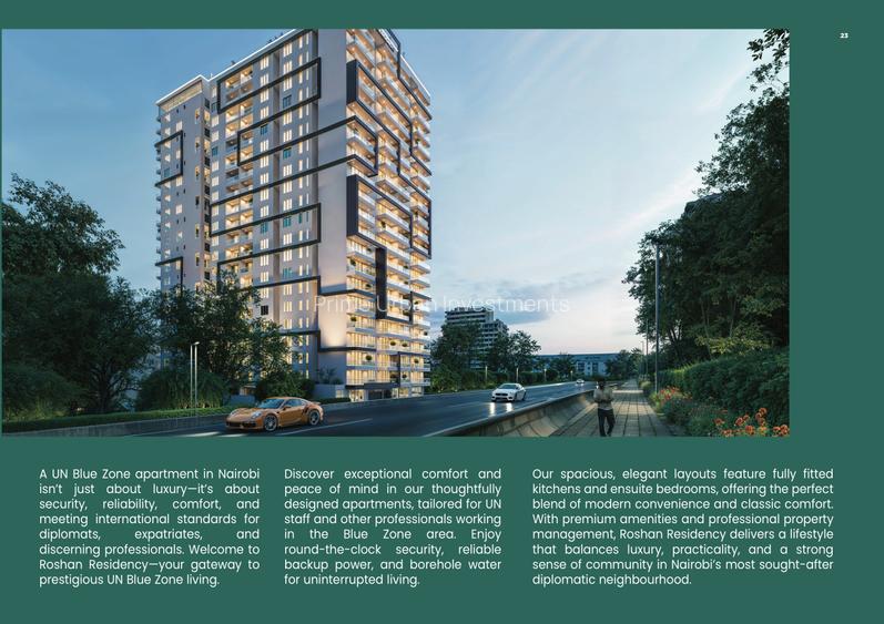 Serviced 2 Bed Apartment with En Suite in Parklands