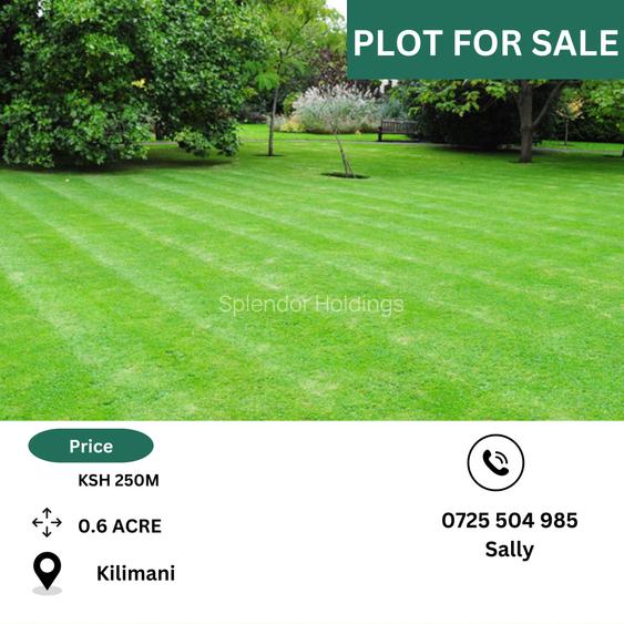0.6 ac Land in Kilimani