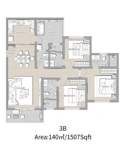 3 Bed Apartment with Swimming Pool at Mombasa Road - Widok 2