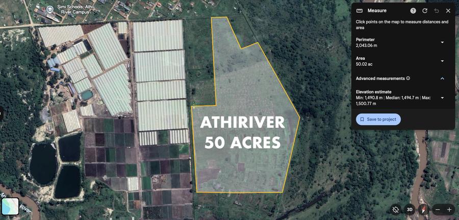 50 ac Land at Athiriver - Mombasa Road