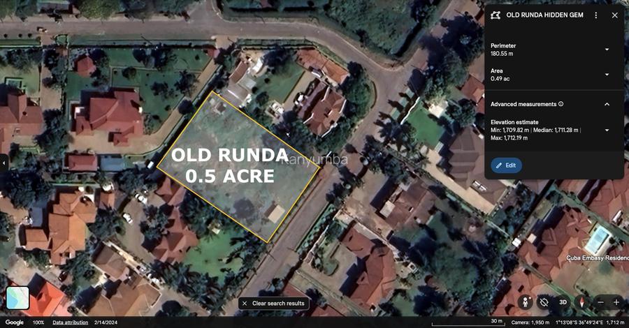 0.5 ac Land at Old Runda