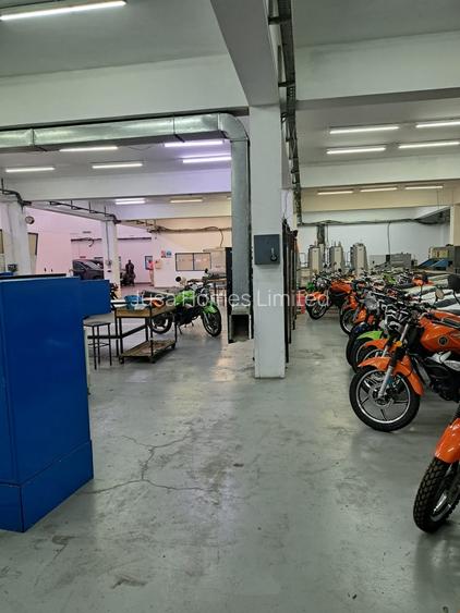 Warehouse with Parking in Industrial Area